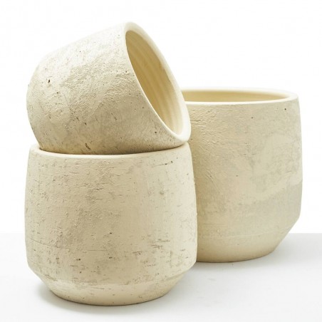MACETERO VENUS TEXTURA BEIGE