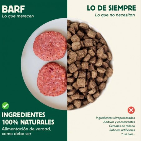 MENÚ BARF SALMÓN Y PAVO PERRO WILD BALANCE
