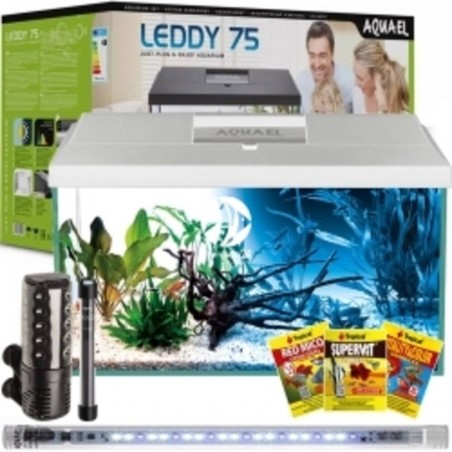 AQUARIUM SET LEDDY BLANCO