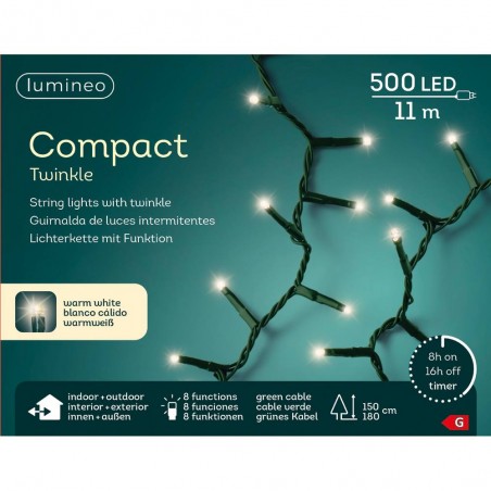 GUIRNALDA BLANCO CÁLIDO COMPACT LED