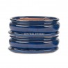 TIESTO OVAL CON PLATO AZUL