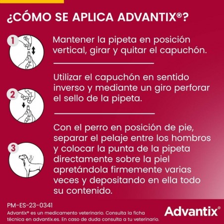 1-4KG PIPETA ADVANTIX PARA PERROS