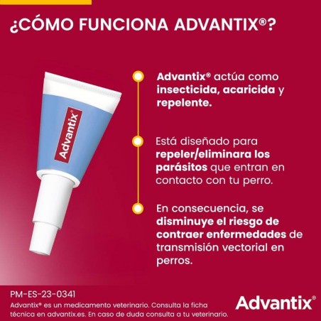 10-25KG PIPETA ADVANTIX PARA PERROS