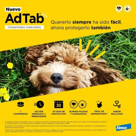 1,3-2,5KG ADTAB COMPRIMIDOS MASTICABLES PARA PERRO