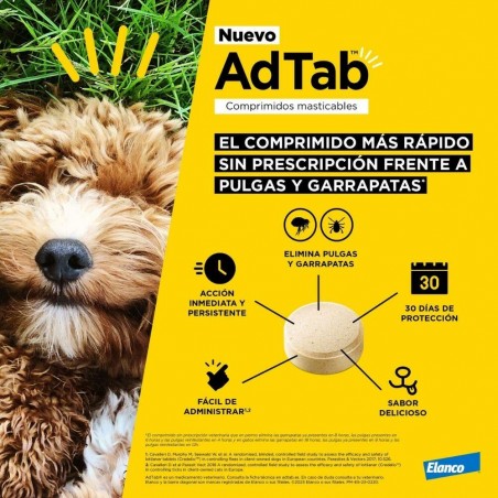 1,3-2,5KG ADTAB COMPRIMIDOS MASTICABLES PARA PERRO