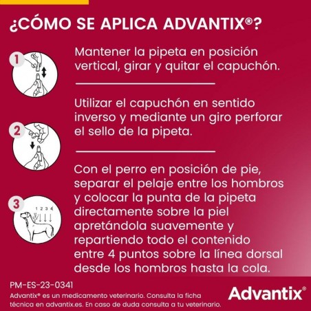 25-40KG PIPETA ADVANTIX PARA PERROS