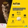 0,5-2KG COMPRIMIDO MASTICABLE ANTIPARASITARIO ADTAB GATO 12MG