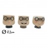 MACETERO CARITA CON GAFAS