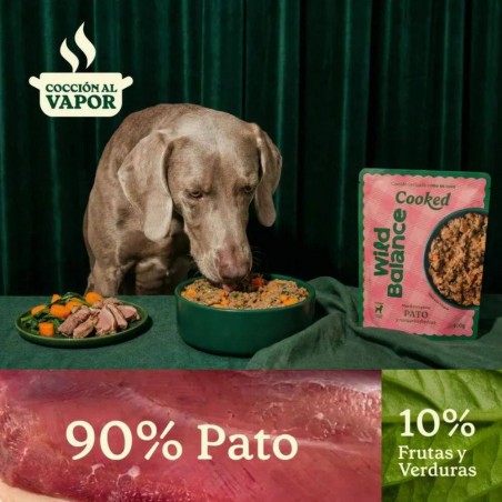 COMIDA COCINADA DE PATO PARA PERROS WILD BALANCE
