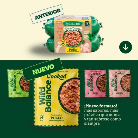 COMIDA COCINADA DE POLLO PARA PERROS WILD BALANCE