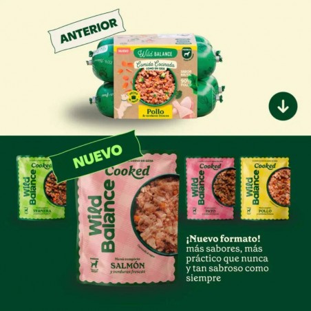 COMIDA COCINADA DE SALMÓN PARA PERROS WILD BALANCE