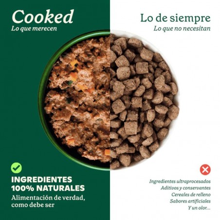 COMIDA COCINADA DE TERNERA PARA PERROS WILD BALANCE