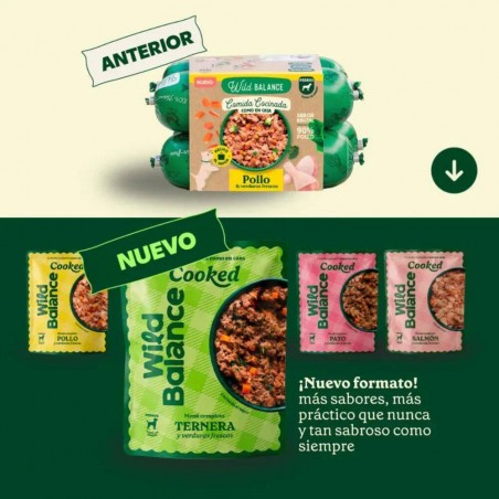 COMIDA COCINADA DE TERNERA PARA PERROS WILD BALANCE