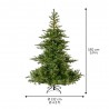 ABETO GRANDIS ARTIFICIAL CON MICROLED NAVIDAD