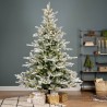 ABETO GRANDIS NEVADO + MICROLED ARTIFICIAL NAVIDAD