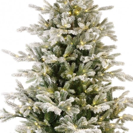 ABETO GRANDIS NEVADO + MICROLED ARTIFICIAL NAVIDAD