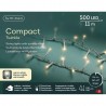 GUIRNALDA BLANCO CÁLIDO COMPACT LED TRANSPARENTE