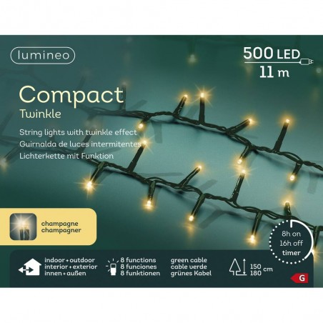 GUIRNALDA ORO SUAVE COMPACT LED NAVIDAD