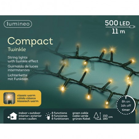 GUIRNALDA BLANCO CLÁSICO COMPACT LED