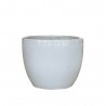 MACETA CAMPANA ORIENT GLAZED BLANCO