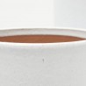 MACETA CILINDRO ORIENT GLAZED BLANCO