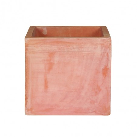 MACETA CUBO DELTA TERRACOTA