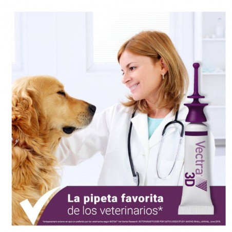 PIPETA VECTRA 3D ANTIPARASITARIA PARA PERRO
