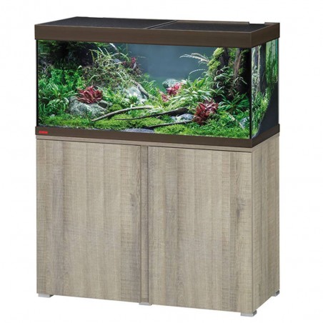 ACUARIO COMBIN EHEIM VIVALINE LED ROBLE GRIS BRONCE