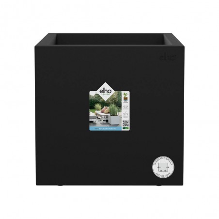 MACETA VIVO NEXT SQUARE NEGRO