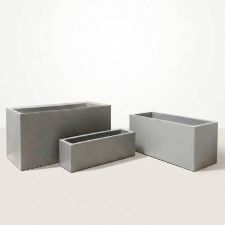 JARDINERA  RORDI COLOR GRIS CEMENTO