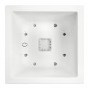 MACETA VIVO NEXT SQUARE BLANCO