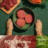 Menú barf cordero para perro wild balance