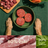 Menú barf pato para perro wild balance