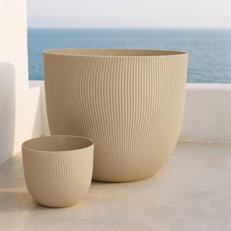 MACETA SEREH BEIGE SETA