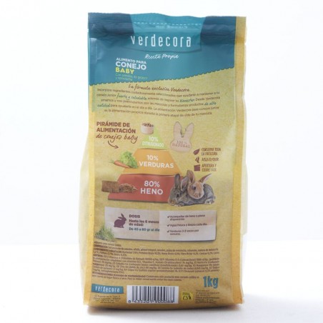 ALIMENTO CONEJO BABY VERDECORA