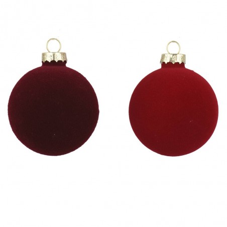 BOLA CRISTAL VELVET ROJO / BURDEOS