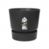 MACETA GREENVILLE ROUND NEGRA
