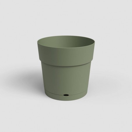 MACETA CAPRI CILINDRO VERDE