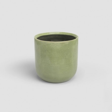 MACETERO JÚPITER VERDE GRIS