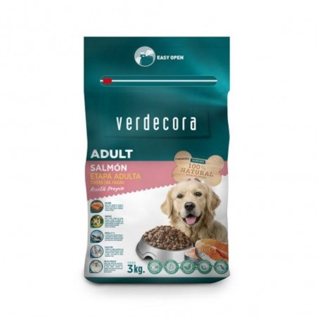 Pienso perro adulto salmón verdecora