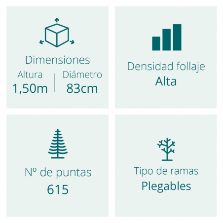 ABETO KILLINGTON ARTIFICIAL NAVIDAD
