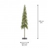 ABETO ALPINO PREILUMINADO H180CM-150L
