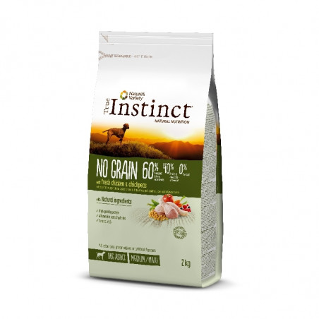 TRUE INSTINCT NO GRAIN MEDIUM ADULT POLLO