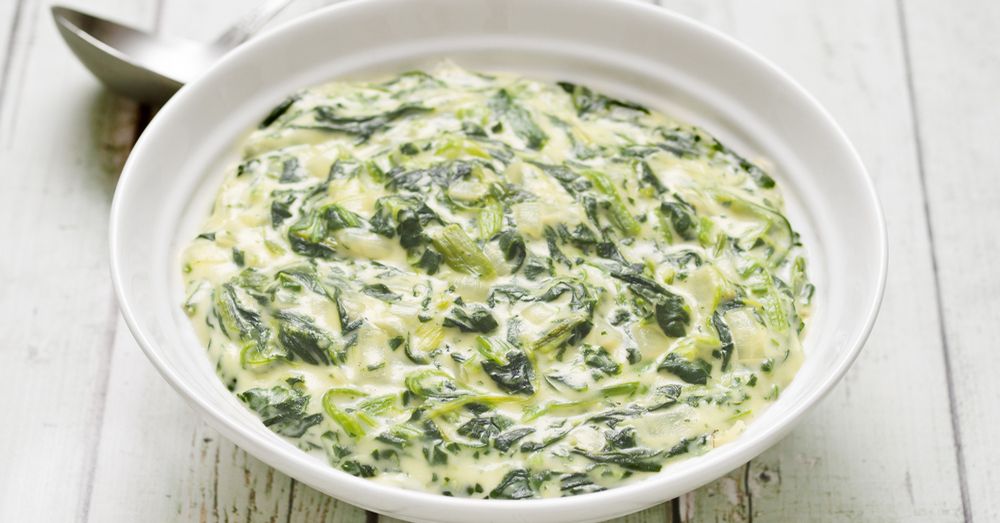 Receta crema de espinacas