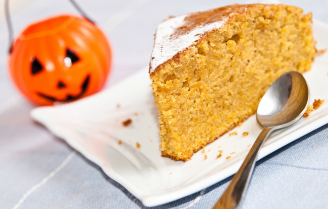 Receta de tarta de calabaza para Halloween