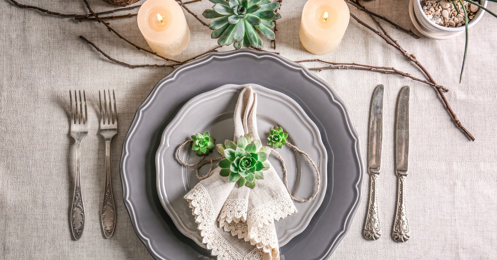 Suculentas, plantas perfectas para una boda