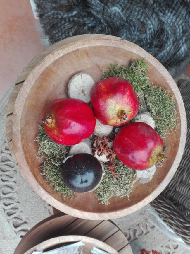 Centro de mesa de otoño