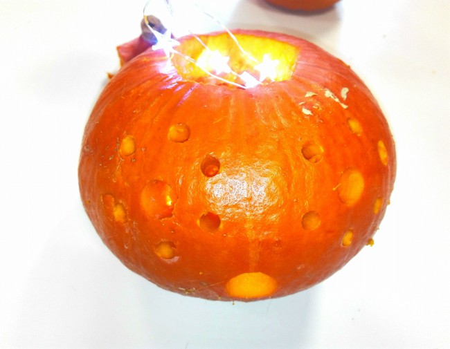 Como hacer una calabaza de Halloween