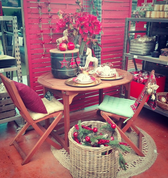 Decoración navideña tradicional