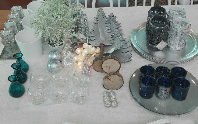 Decorar mesa de Navidad